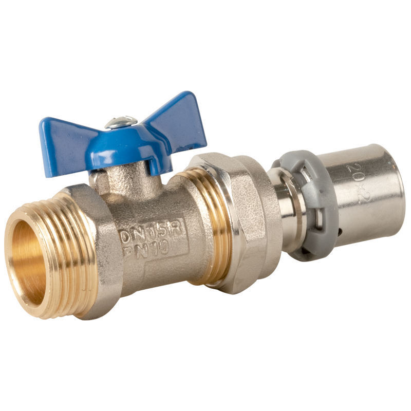 Male Ball Valve with Swivel Adaptor(Flat)