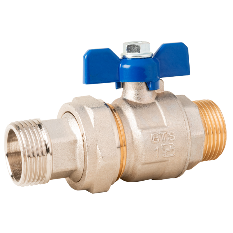 Male-Female Ball Valve with Swivel Adaptor